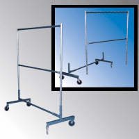 Galvanized Garment Rack